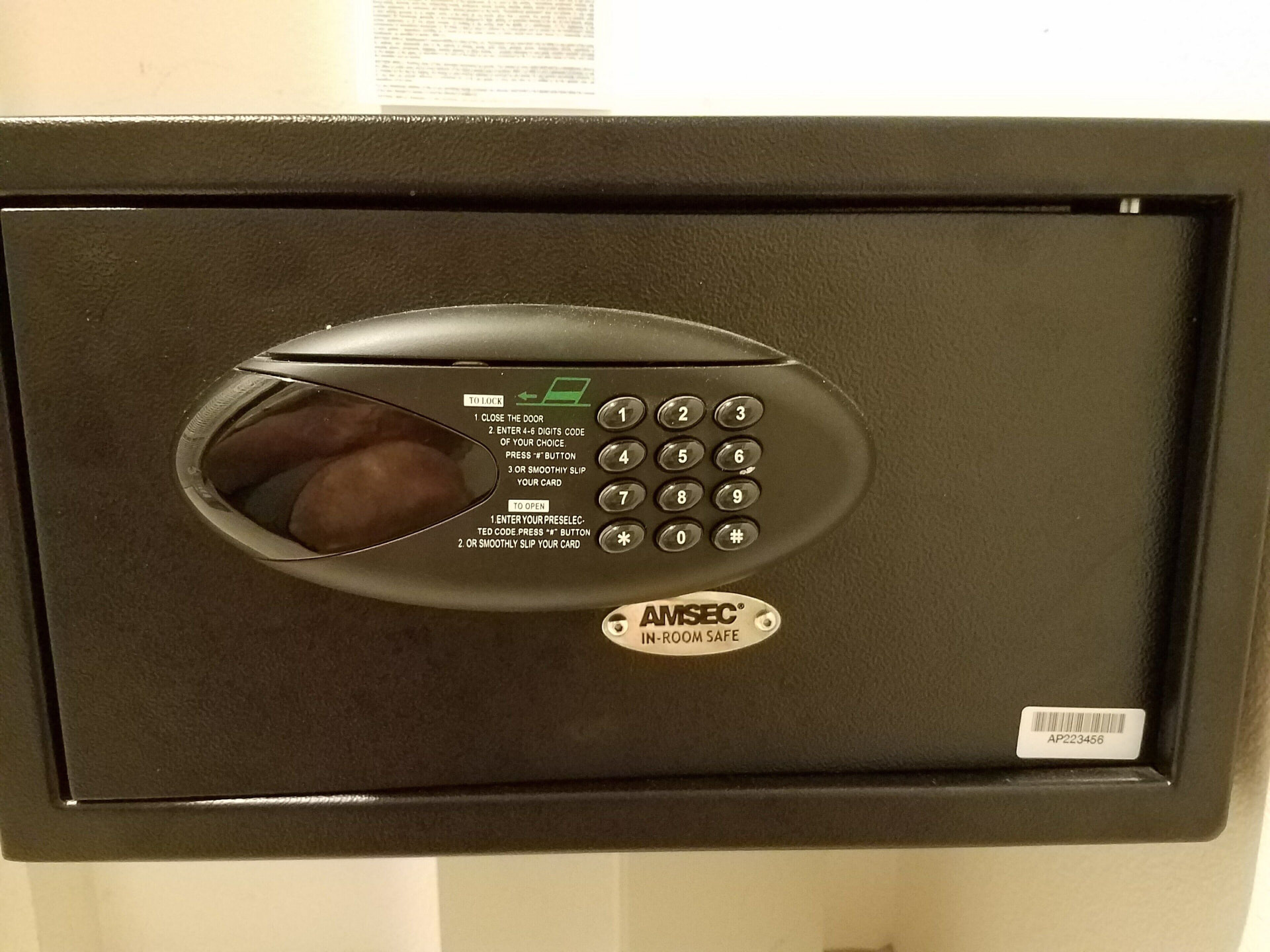 Digital guest safe