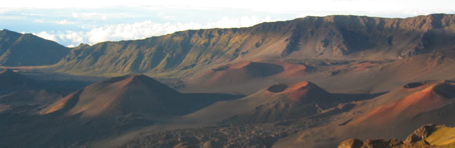 Volcanic landscape inside Haleakalā crater